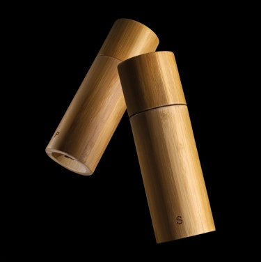 Logotrade promotional product picture of: Ukiyo bamboo salt and pepper mill set