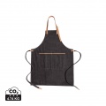 Deluxe canvas chef apron, black