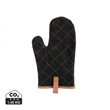 Logo trade promotional giveaways picture of: Deluxe canvas oven mitt