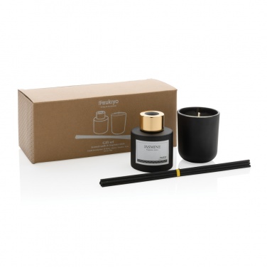 Logo trade promotional gifts picture of: Ukiyo candle and fragrance sticks gift set