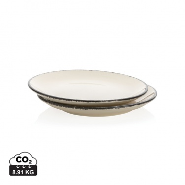 Logo trade business gift photo of: Ukiyo dinner plate set of 2