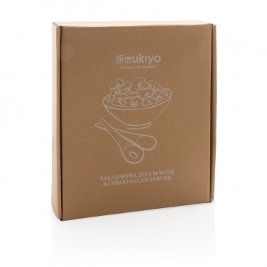 Logotrade promotional giveaways photo of: Ukiyo salad bowl with bamboo salad server