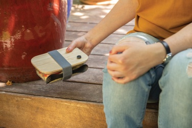 Logotrade promotional gift picture of: Glass lunchbox with bamboo lid