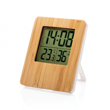 Logotrade advertising product picture of: Bamboo weather station