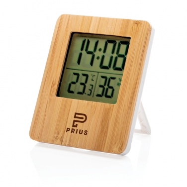 Logotrade advertising products photo of: Bamboo weather station