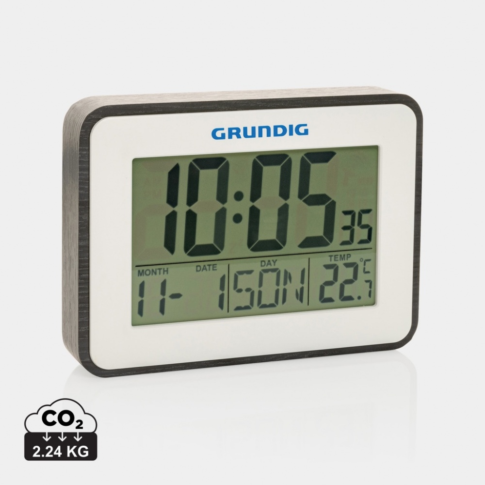 Logotrade promotional product picture of: Grundig weatherstation alarm and calendar