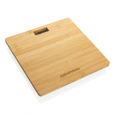 Logotrade promotional gifts photo of: Grundig Bamboo Digital Body Scale