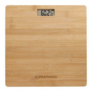 Logotrade promotional item image of: Grundig Bamboo Digital Body Scale