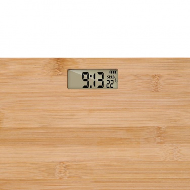 Logotrade promotional item image of: Grundig Bamboo Digital Body Scale