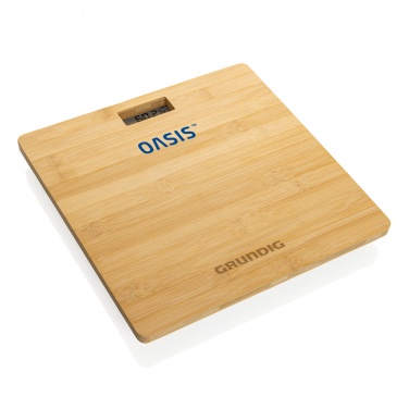 Logotrade promotional giveaway picture of: Grundig Bamboo Digital Body Scale