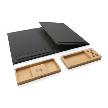 Logo trade promotional giveaways picture of: Impact AWARE RPET Foldable desk organizer with laptop stand