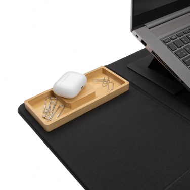 Logo trade promotional merchandise picture of: Impact AWARE RPET Foldable desk organizer with laptop stand