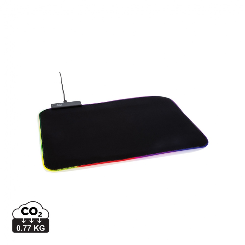 Logo trade corporate gifts picture of: RGB gaming mousepad