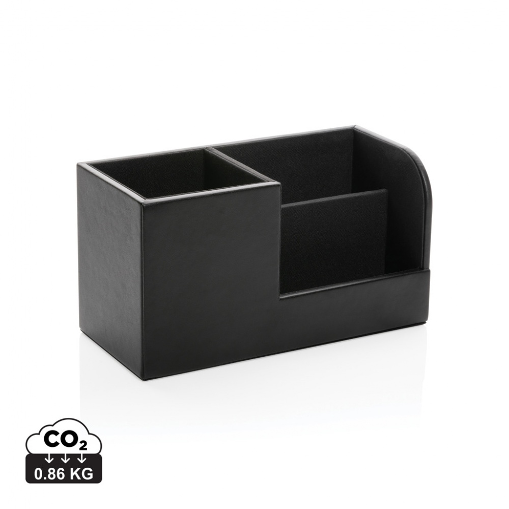 Logotrade promotional item image of: Swiss Peak RCS recycled PU Desk organiser