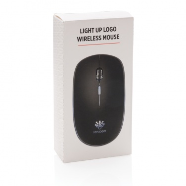 Logotrade promotional gift picture of: Light up logo wireless mouse