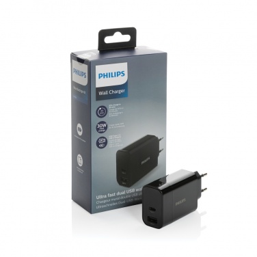 Logotrade promotional products photo of: Philips ultra fast PD wall charger