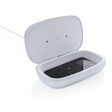 Logo trade promotional merchandise picture of: Rena UV-C steriliser box with 5W wireless charger