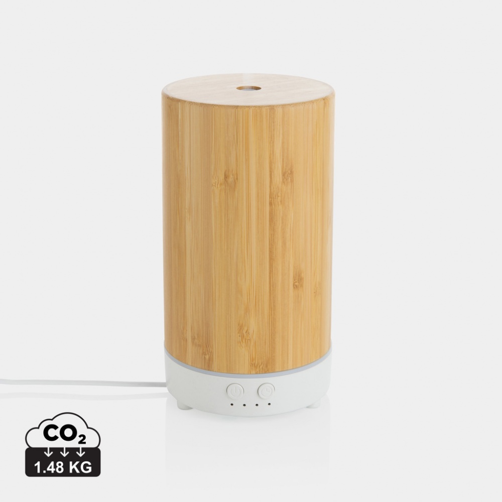 Logo trade corporate gift photo of: RCS recycled plastic and bamboo aroma diffuser