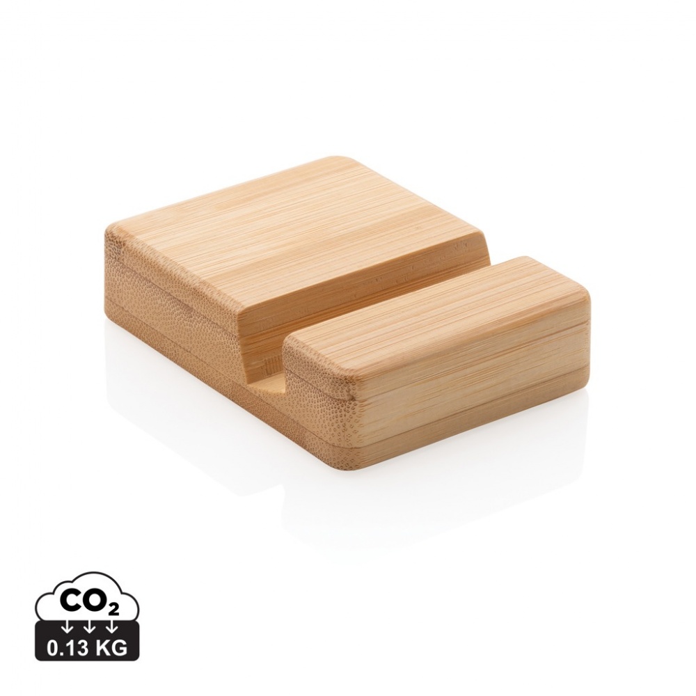 Logotrade promotional giveaway image of: Bamboo phone stand XD