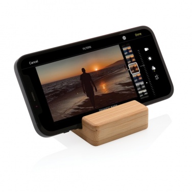 Logotrade promotional merchandise photo of: Bamboo phone stand XD