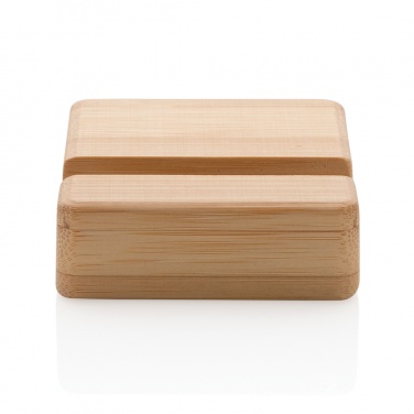 Logo trade promotional items picture of: Bamboo phone stand