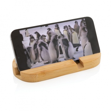 Logotrade promotional merchandise picture of: Bamboo tablet and phone holder