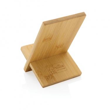 Logotrade business gift image of: Bamboo phone stand in kraft box