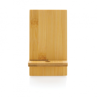 Logo trade advertising products picture of: Bamboo phone stand in kraft box