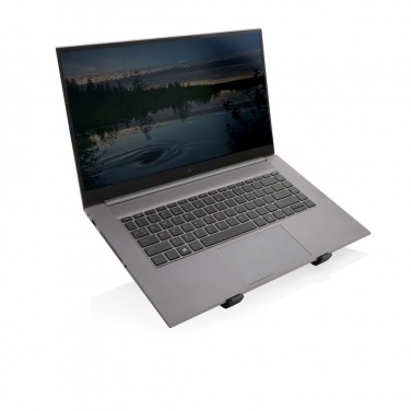 Logo trade promotional gifts image of: Terra RCS recycled aluminium universal laptop/tablet stand