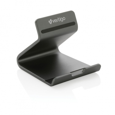 Logo trade business gifts image of: Terra RCS recycled aluminium tablet & phone stand