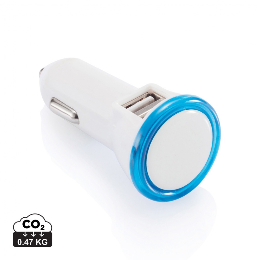 Logotrade promotional item picture of: Powerful dual port car charger