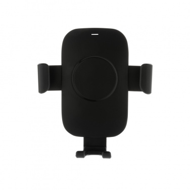 Logo trade promotional item photo of: RCS recycled plastic 10W wireless charging car holder