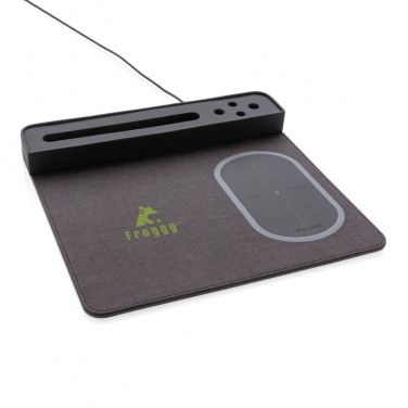 Logotrade corporate gift picture of: Air mousepad with 5W wireless charging and USB