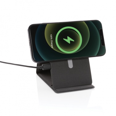 Logotrade promotional merchandise picture of: Artic Magnetic 10W wireless charging phone stand