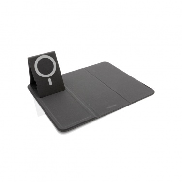 Logo trade promotional giveaways image of: Artic Magnetic 10W wireless charging phonestand