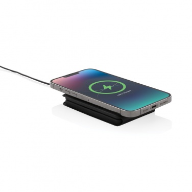 Logo trade business gifts image of: Swiss Peak RCS rPU 15W  3-in-1 magnetic wireless charger