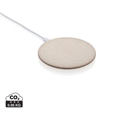 Logotrade promotional product image of: 5W Wheat straw wireless charger