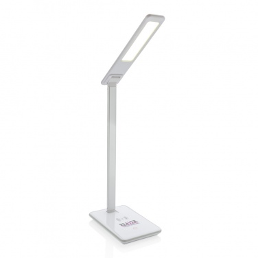 Logo trade promotional merchandise picture of: 5W Wireless Charging Desk Lamp