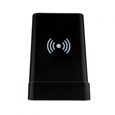 Logo trade promotional item photo of: Light up logo 5W wireless charging pen holder