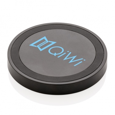 Logo trade corporate gifts picture of: 5W wireless charging pad round