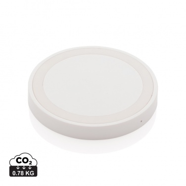 Logo trade promotional merchandise image of: 5W wireless charging pad round