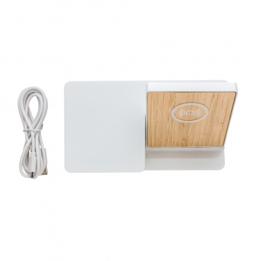 Logo trade promotional gift photo of: Ontario 5W wireless charger with speaker