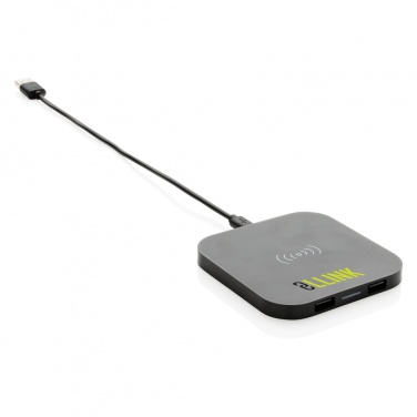 Logo trade promotional merchandise picture of: Wireless 5W charging pad