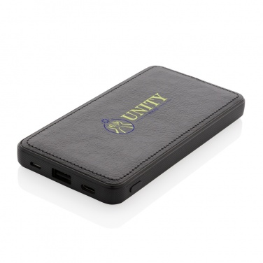 Logo trade promotional merchandise picture of: Tusca 10.000 mAh PU powerbank