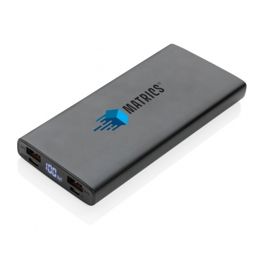 Logo trade promotional item photo of: Aluminium 18W 10.000 mAh PD Powerbank