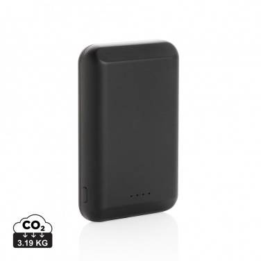 Logotrade promotional giveaway image of: Magnetic 5.000 mAh 5W wireless powerbank