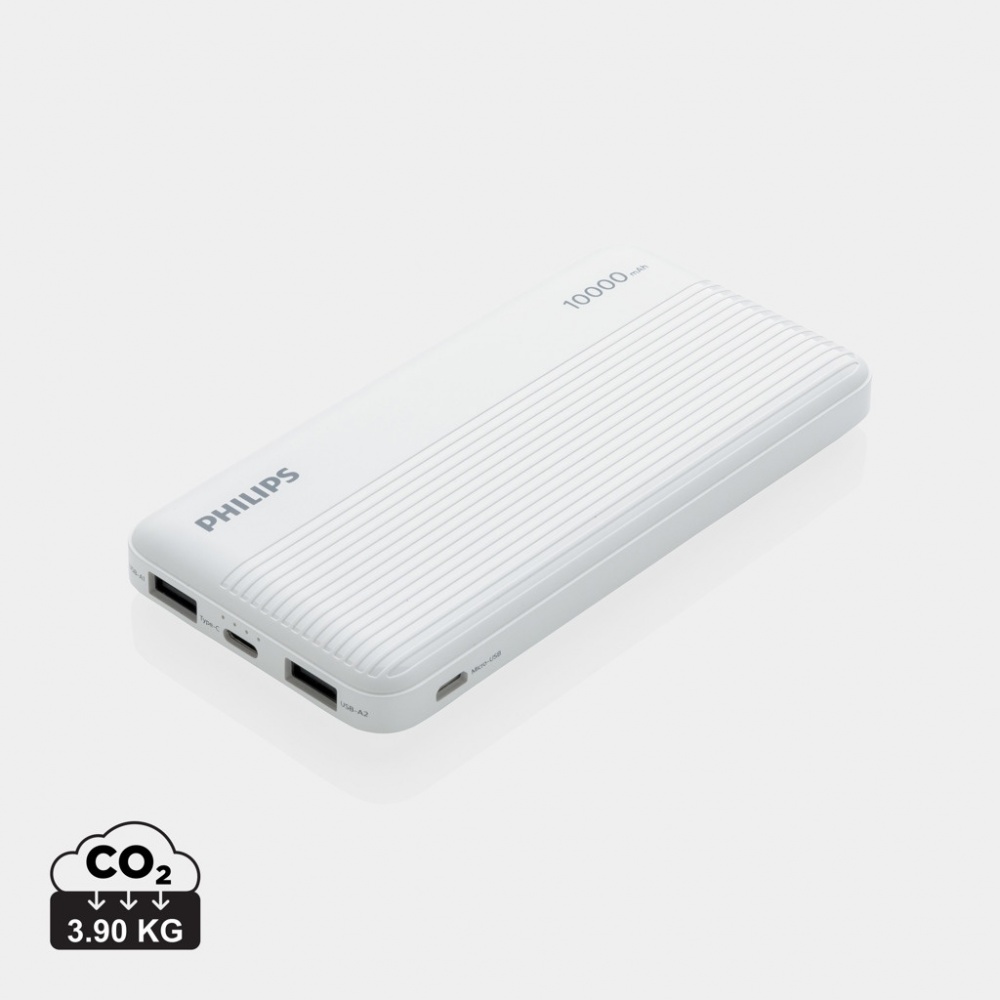 Logotrade promotional product picture of: Philips 10.000 mAh slim powerbank