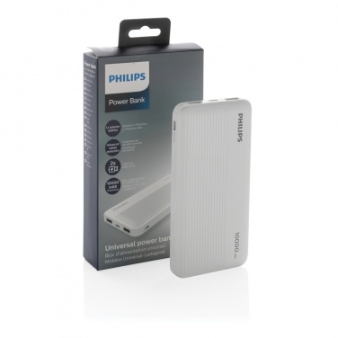 Logotrade promotional items photo of: Philips 10.000 mAh slim powerbank