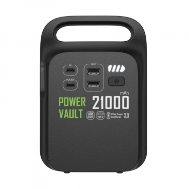 Logotrade advertising products photo of: Power Vault RCS rplastic 21000 mAh portable power station