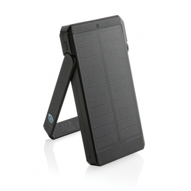 Logotrade promotional merchandise image of: Skywave RCS recycled plastic solar powerbank 10000 mAh